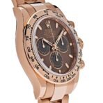 2025 Watch Daytona 116505 Rose Gold Chocolate Brown Dial - Image 3