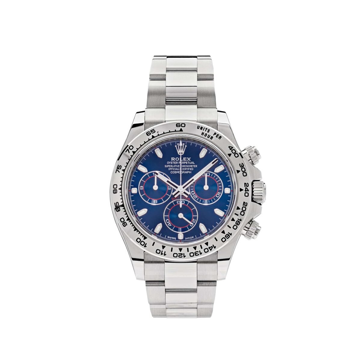 2025 Watch Daytona 116509 White Gold Blue Dial - Image 7