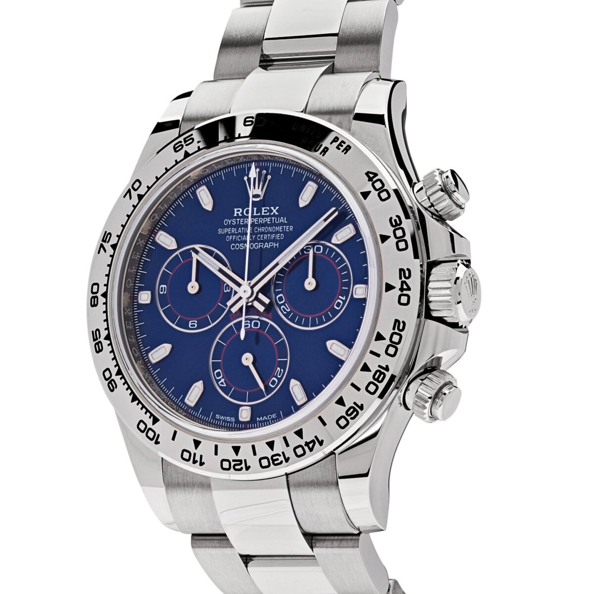 2025 Watch Daytona 116509 White Gold Blue Dial - Image 8