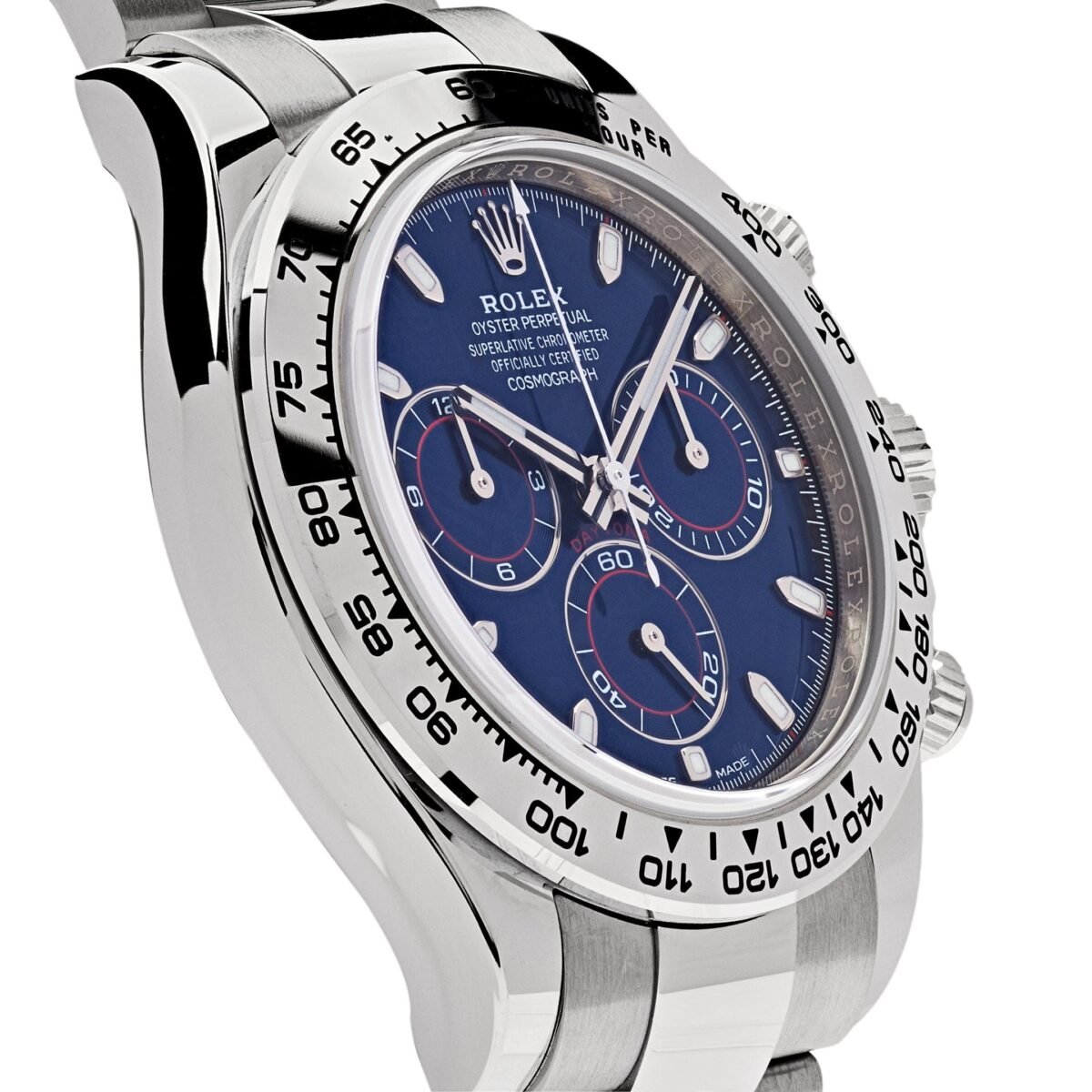 2025 Watch Daytona 116509 White Gold Blue Dial - Image 6