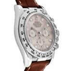 2025 Watch Daytona 116519 White Gold Rose Mother of Pearl Diamond Dial - Image 4