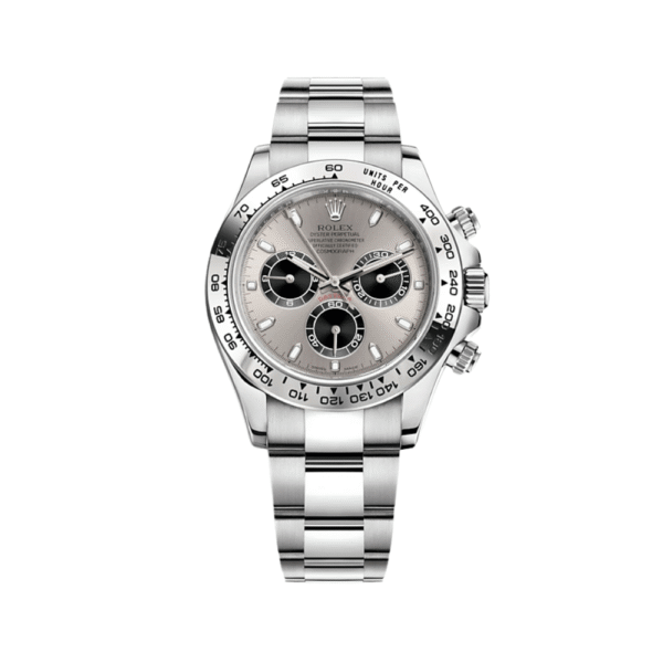 2025 Watch Daytona 116509 White Gold Steel Dial