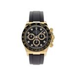 2025 Watch Daytona 116518LN Yellow Gold Black Diamond Dial - Image 3