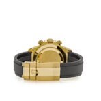 2025 Watch Daytona 116588SACO Yellow Gold Orange Sapphire Bezel Black Diamond Dial