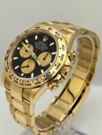 2025 Watch Daytona 116508 'Paul Newman' Yellow Gold Black Dial - Image 3