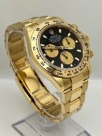 2025 Watch Daytona 116508 'Paul Newman' Yellow Gold Black Dial - Image 5