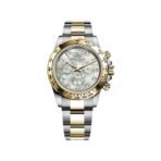 2025 Watch Daytona 116503 Yellow Gold Stainless Steel Mother of Pearl Diamond Dial - Image 3