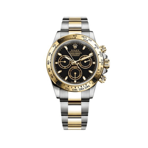 2025 Watch Daytona 116503 Yellow Gold Stainless Steel Black Dial