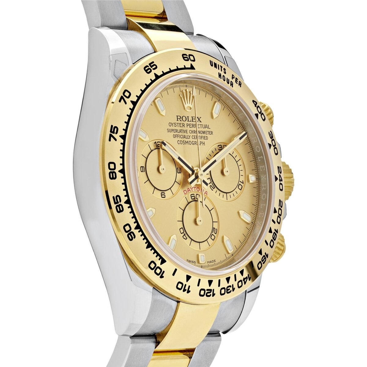 2025 Watch Daytona 116503 Two-Tone Yellow Gold Stainless Steel Champagne Dial - Image 5