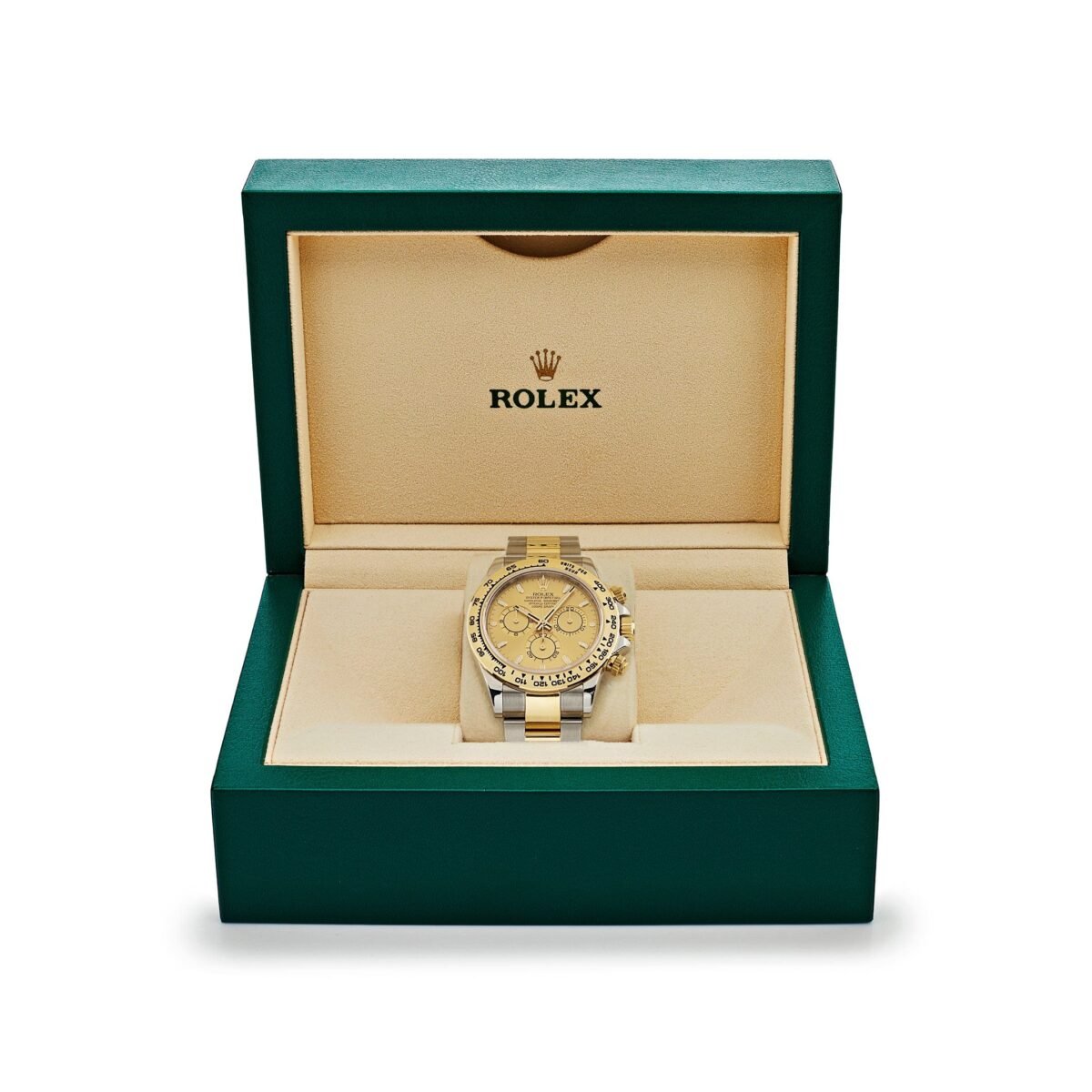 2025 Watch Daytona 116503 Two-Tone Yellow Gold Stainless Steel Champagne Dial - Image 2