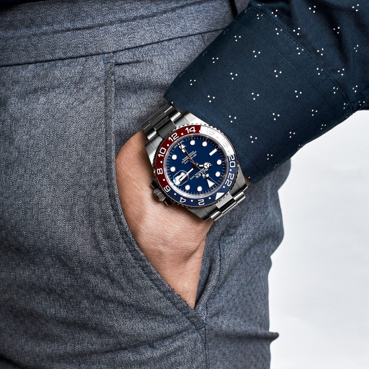 2025 Watch GMT-Master II 126719BLRO 'Pepsi' White Gold Blue Dial (2023) - Image 4