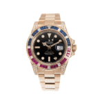 2025 Watch GMT-Master II 1267555SARU 'SARU' Rose Gold Black Dial Diamond Bezel - Image 2