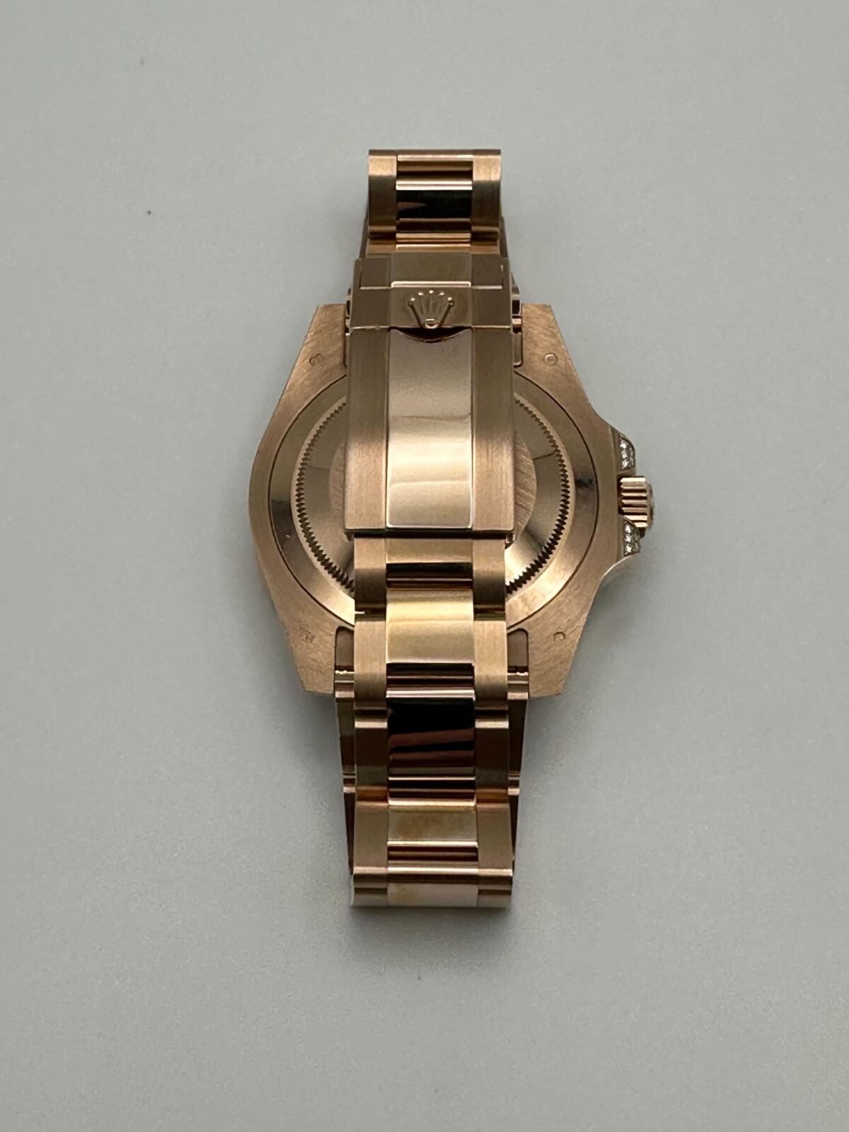 2025 Watch GMT-Master II 1267555SARU 'SARU' Rose Gold Black Dial Diamond Bezel - Image 3