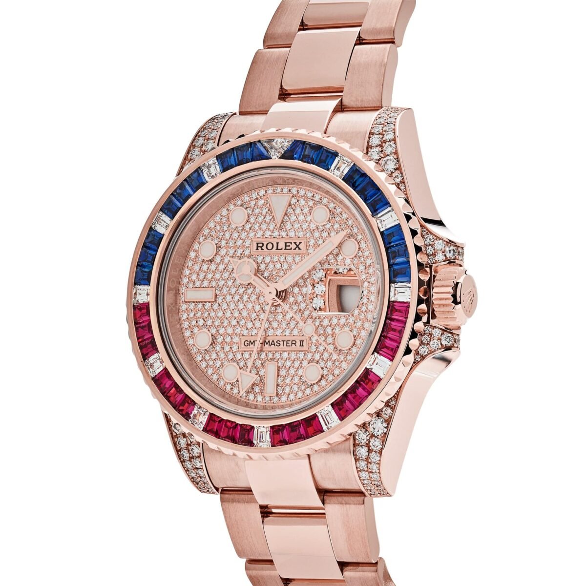 2025 Watch GMT-Master II 126755SARU Rose Gold Sapphire and Ruby - Image 4