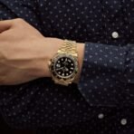 2025 Watch GMT-Master II 126718GRNR Yellow Gold Black Dial Jubilee (2024) - Image 2
