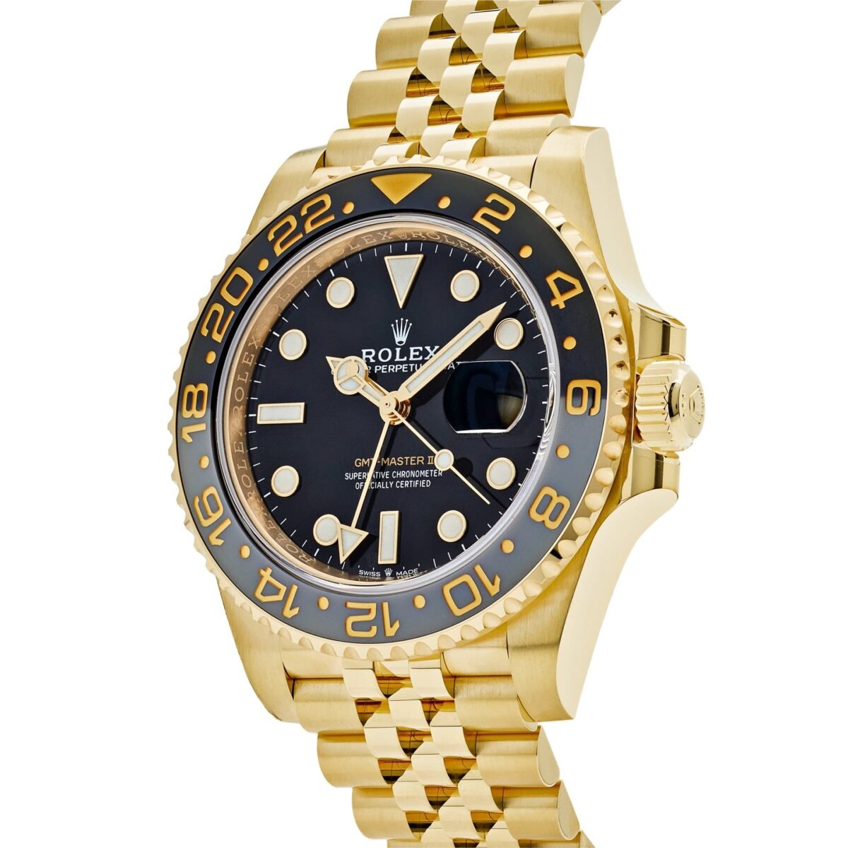 2025 Watch GMT-Master II 126718GRNR Yellow Gold Black Dial Jubilee (2024) - Image 5