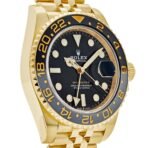 2025 Watch GMT-Master II 126718GRNR Yellow Gold Black Dial Jubilee (2024) - Image 3