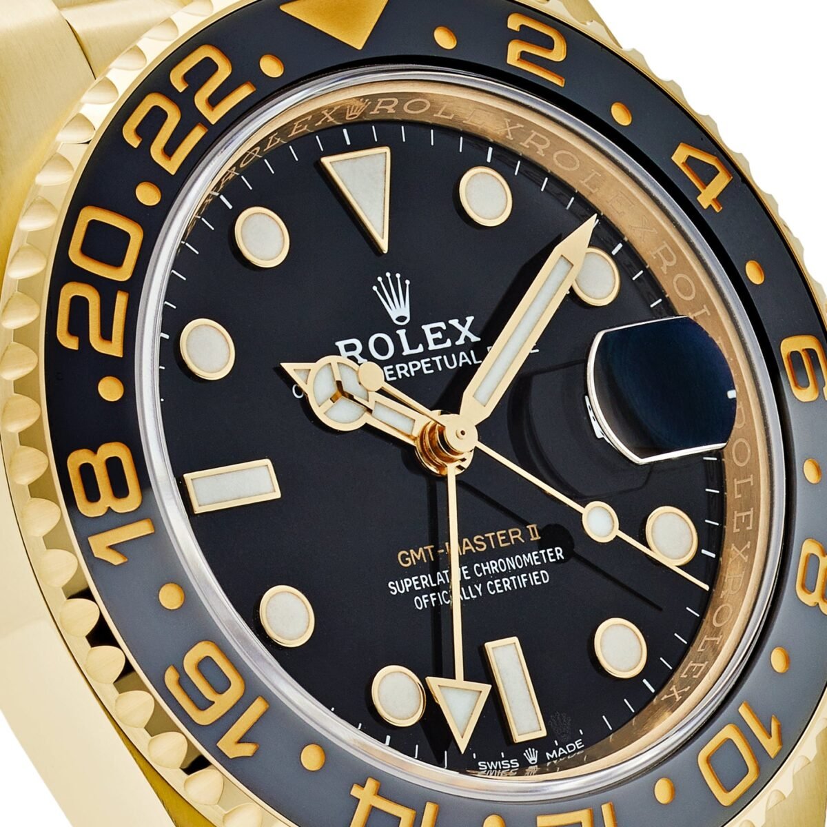 2025 Watch GMT-Master II 126718GRNR Yellow Gold Black Dial Jubilee (2024) - Image 2