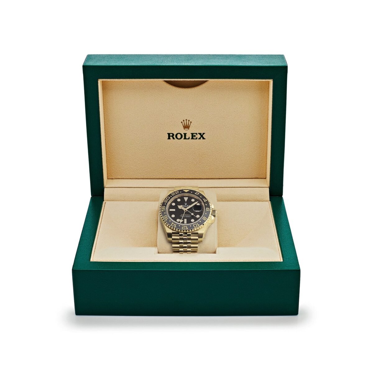 2025 Watch GMT-Master II 126718GRNR Yellow Gold Black Dial Jubilee (2024) - Image 7