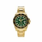 2025 Watch GMT-Master II 116718 Yellow Gold Green Dial Black Bezel - Image 4