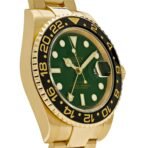 2025 Watch GMT-Master II 116718 Yellow Gold Green Dial Black Bezel - Image 3