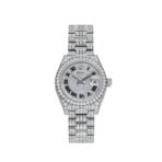 2025 Watch Datejust 279459RBR 'Ladies' White Gold Pave Set Diamonds - Image 2
