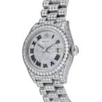 2025 Watch Datejust 279459RBR 'Ladies' White Gold Pave Set Diamonds - Image 4