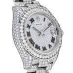 2025 Watch Datejust 279459RBR 'Ladies' White Gold Pave Set Diamonds - Image 3