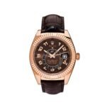 2025 Watch Sky-Dweller 326135 Rose Gold Chocolate Dial (2018) - Image 6