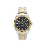 2025 Watch Sky-Dweller 326933 Stainless Steel Yellow Gold Black Dial (2020) - Image 2