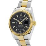 2025 Watch Sky-Dweller 326933 Stainless Steel Yellow Gold Black Dial (2020) - Image 7