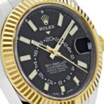 2025 Watch Sky-Dweller 326933 Stainless Steel Yellow Gold Black Dial (2020) - Image 6