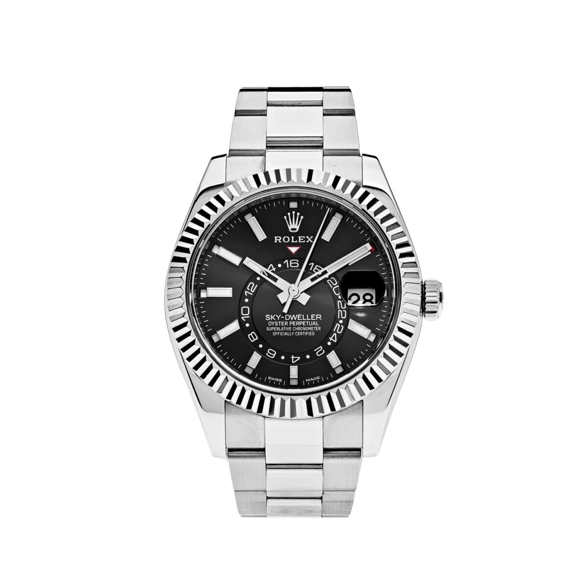 2025 Watch Sky-Dweller 326934 Stainless Steel Black Dial (2021) - Image 4