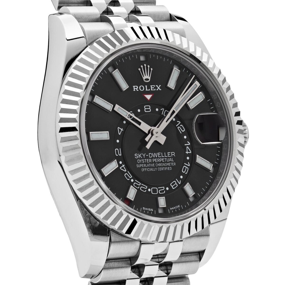 2025 Watch Sky-Dweller 326934 Stainless Steel Black Dial Jubilee (2023) - Image 9