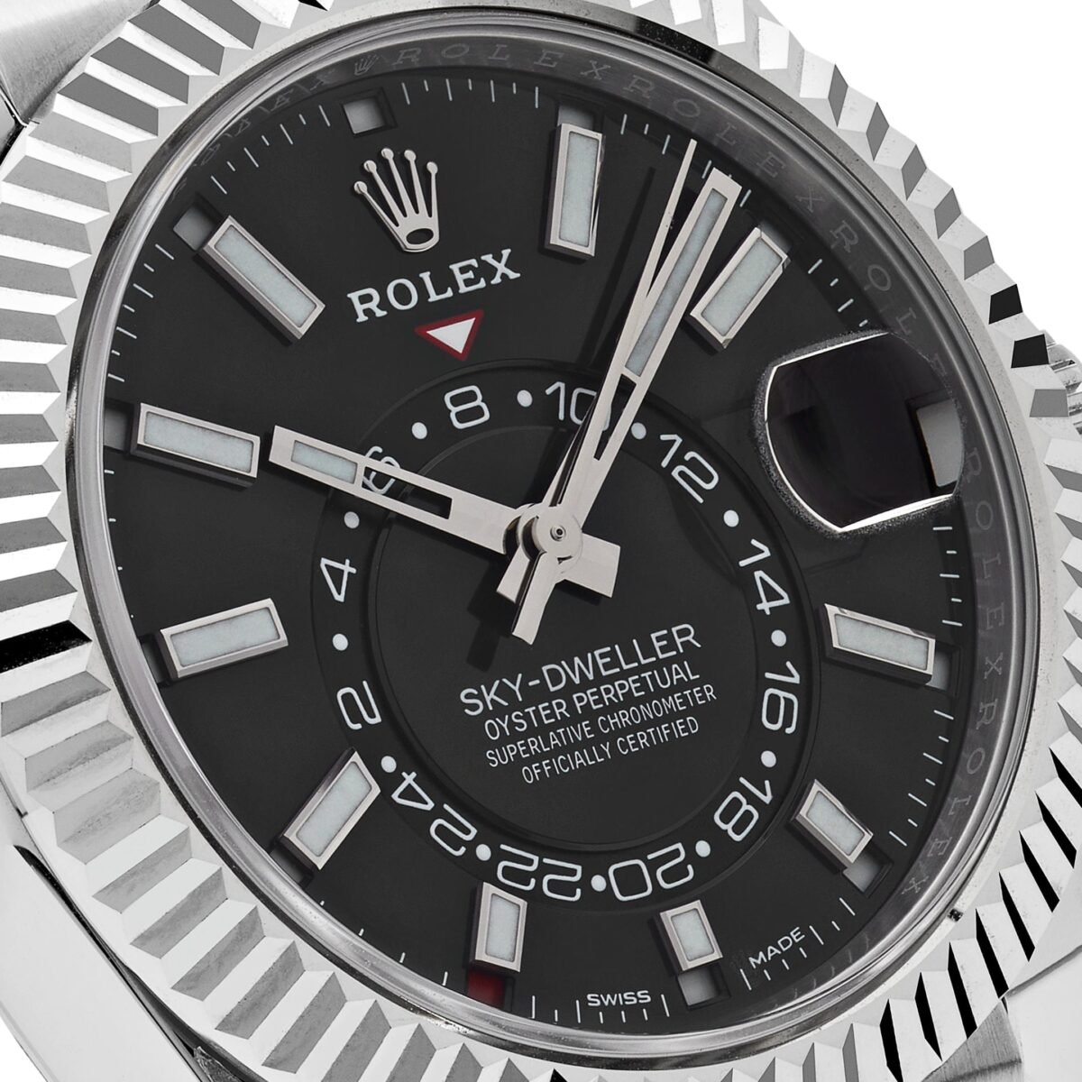 2025 Watch Sky-Dweller 326934 Stainless Steel Black Dial Jubilee (2023) - Image 4