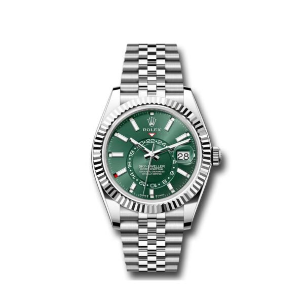 2025 Watch Sky-Dweller 336934 Stainless Steel Green Dial Jubilee