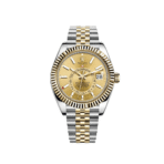 2025 Watch Sky-Dweller 326933 Stainless Steel Yellow Gold Champagne Dial - Image 2