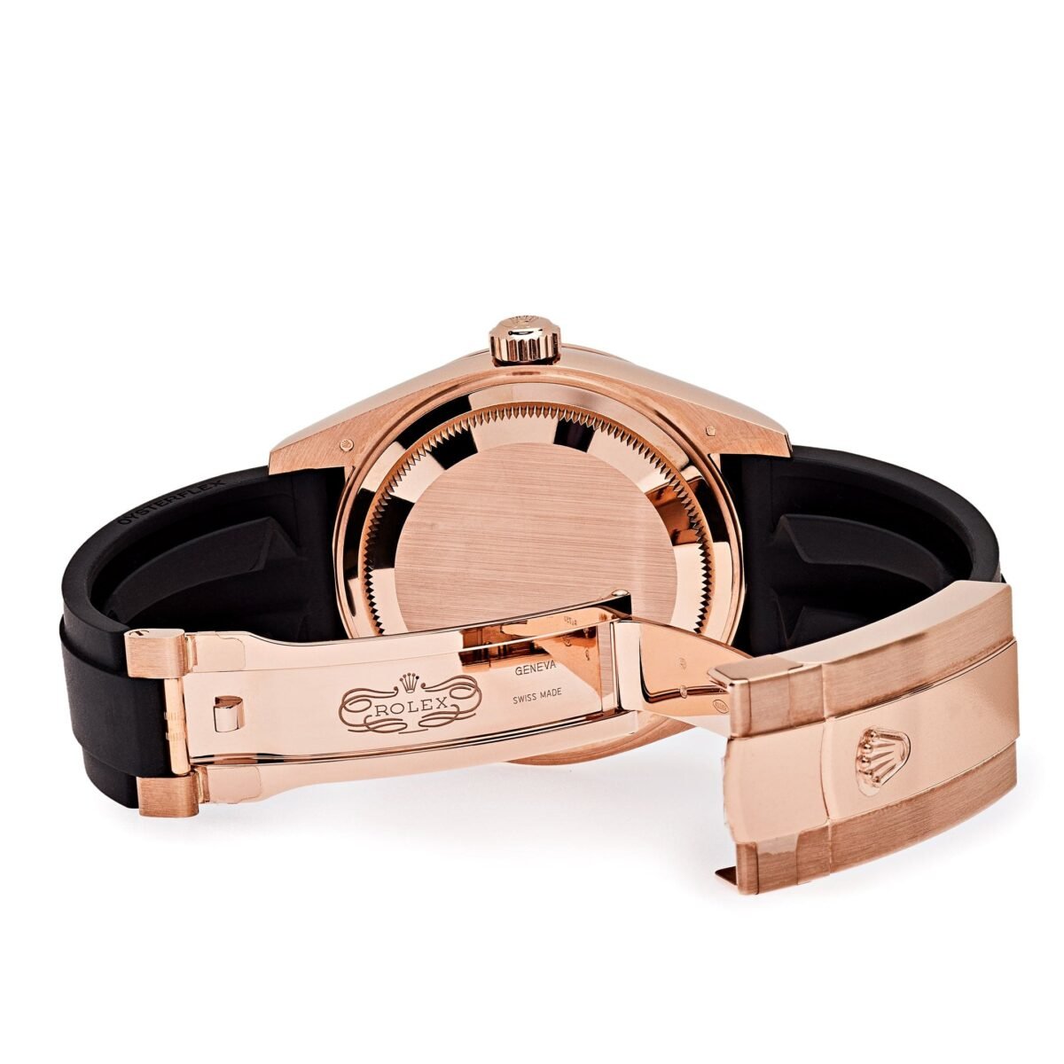 2025 Watch Sky-Dweller 326235 Rose Gold Brown Chocolate Dial Oysterflex - Image 6