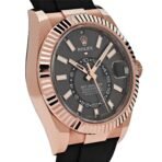 2025 Watch Sky-Dweller 326235 Rose Gold Rhodium Dial