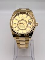 2025 Watch Sky-Dweller 326938 Yellow Gold Champagne Dial - Image 5