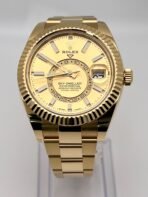 2025 Watch Sky-Dweller 326938 Yellow Gold Champagne Dial - Image 4