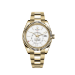 2025 Watch Sky-Dweller 326938 Yellow Gold White Dial - Image 4