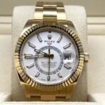 2025 Watch Sky-Dweller 326938 Yellow Gold White Dial - Image 3