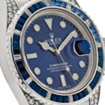 2025 Watch Submariner Date 116659SABR White Gold Blue Dial Sapphire Diamond Bezel (2019) - Image 9