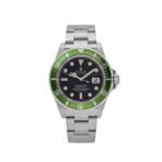 2025 Watch Submariner Date 16610LV 'Kermit' Bezel Flat 4 Stainless Steel Black Dial Oyster (2003) - Image 3