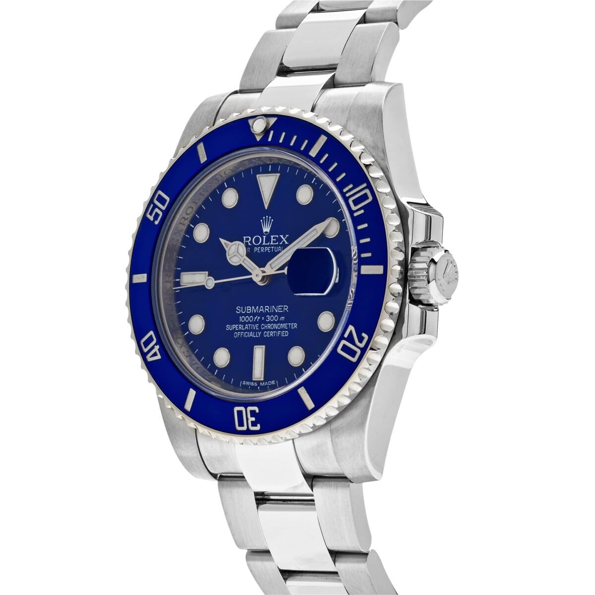 2025 Watch Submariner Date 116619LB White Gold Blue Dial Blue Bezel - Image 1