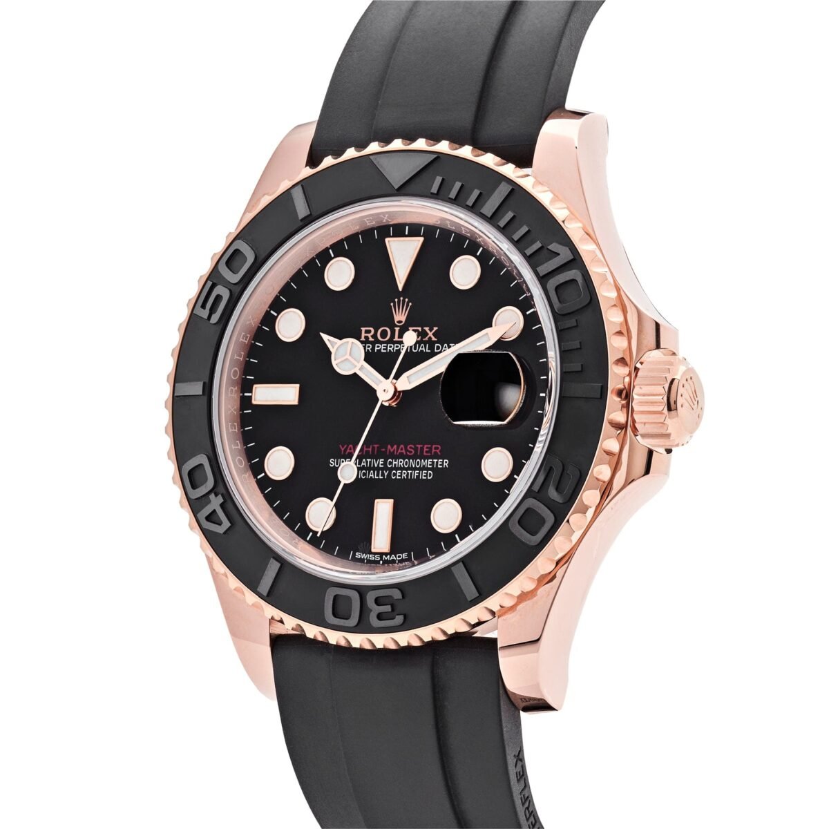 2025 Watch Yacht-Master 116655 Rose Gold Black Dial - Image 4