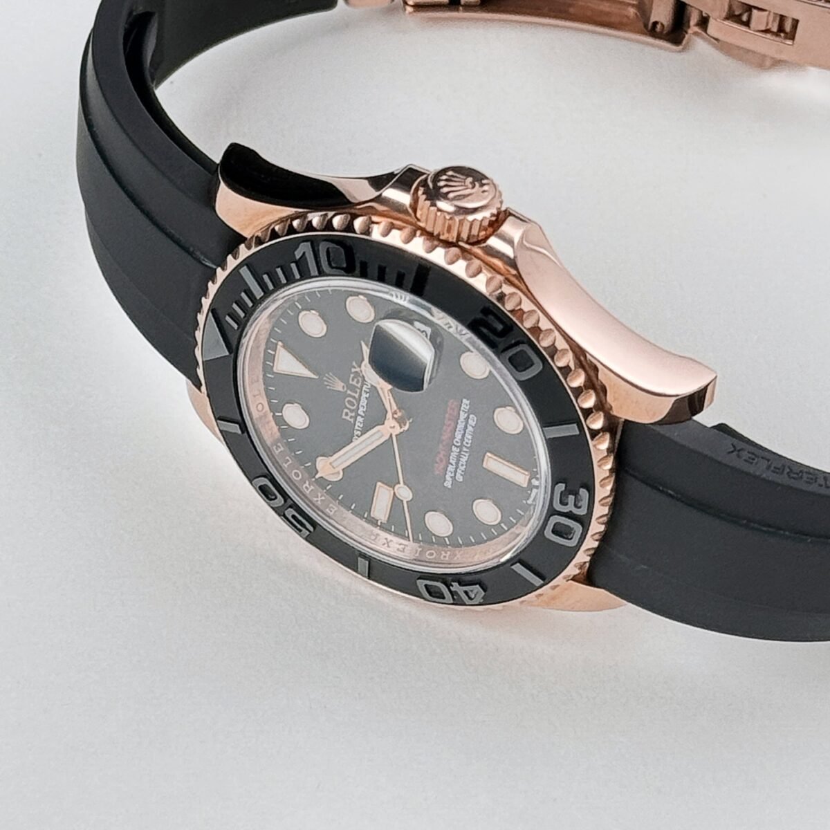 2025 Watch Yacht-Master 126655 Rose Gold Black Dial (2020) - Image 7