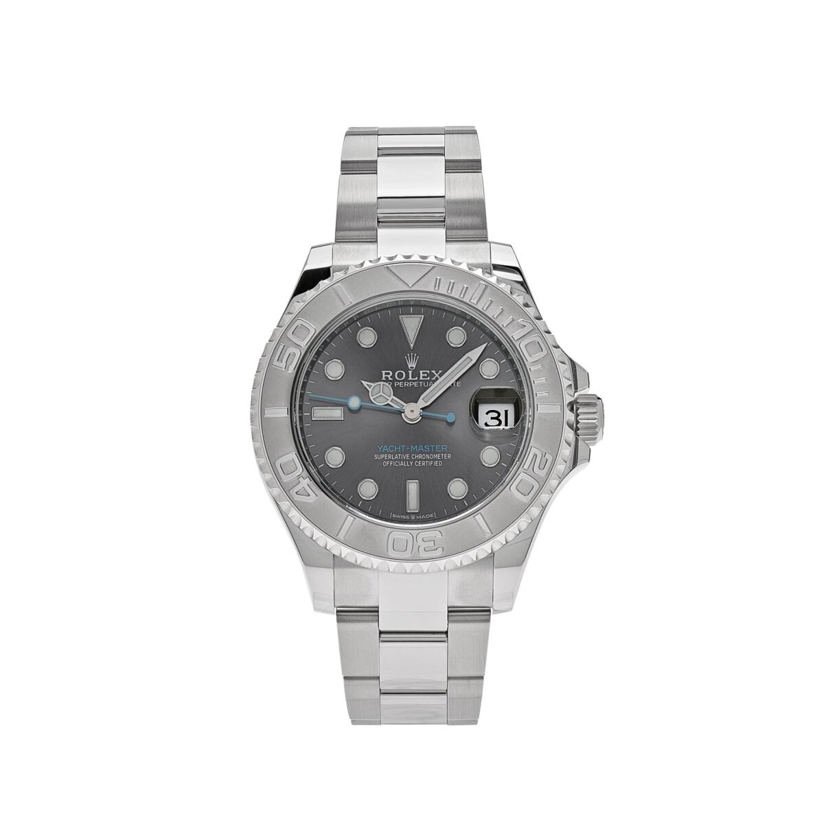 2025 Watch Yacht-Master 268622 Stainless Steel/Platinum Rhodium Dial (2024) - Image 3