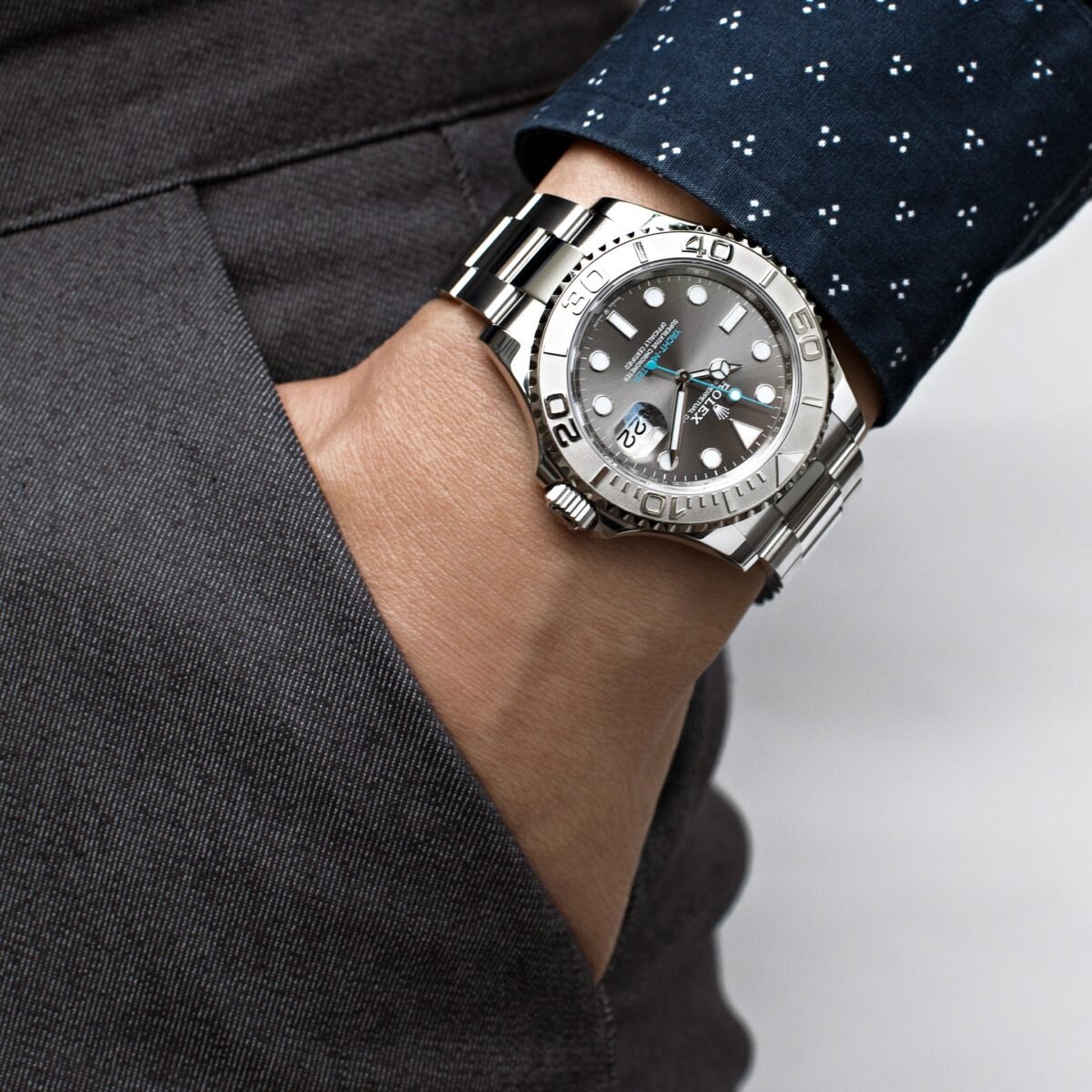 2025 Watch Yacht-Master 126622 Stainless Steel Rhodium Dial - Image 3
